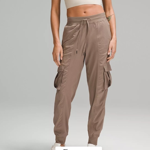 lululemon athletica Pants - lululemon athletica Taupe Cargo Track Joggers